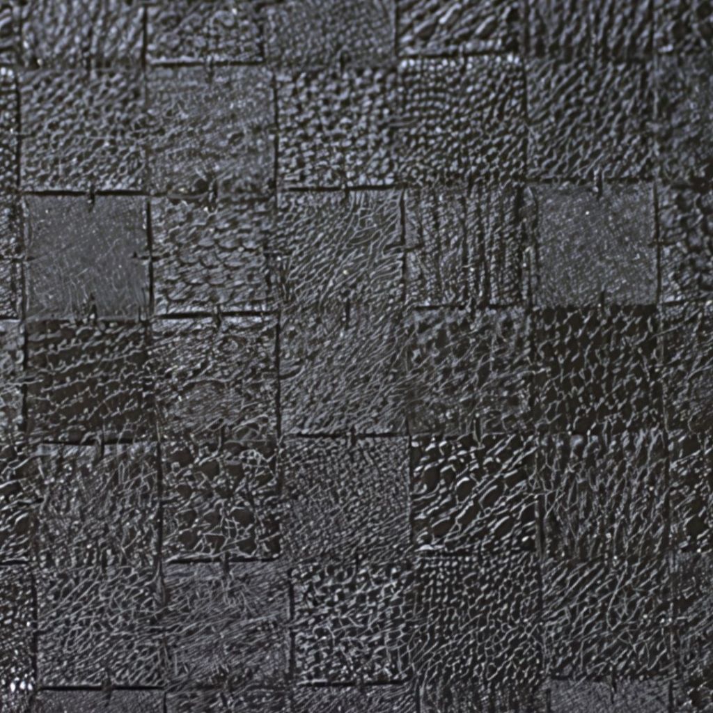 Jogo Americano Impermeável 4 Peças em Corino Limpa Fácil Preto