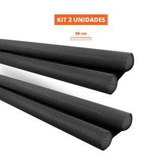 Kit 2 Unidades Veda Porta Protetor Rolinho Impermeável Ajustável 80 cm