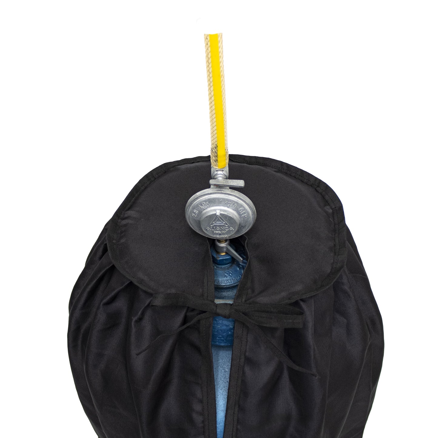 Capa Botijão Bujão de Gás em Oxford Preto