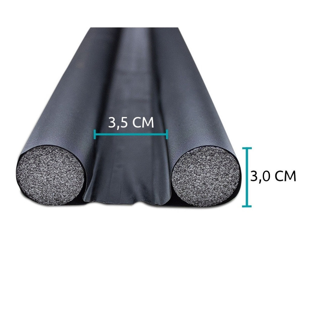 Kit 10 unidades Veda Porta Protetor Impermeável 80cm - PRETO