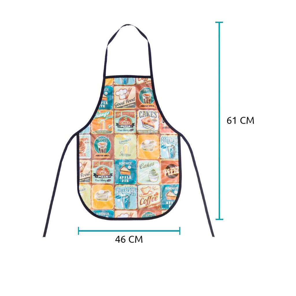 Avental de Cozinha Lavanderia Estampado Impermeável