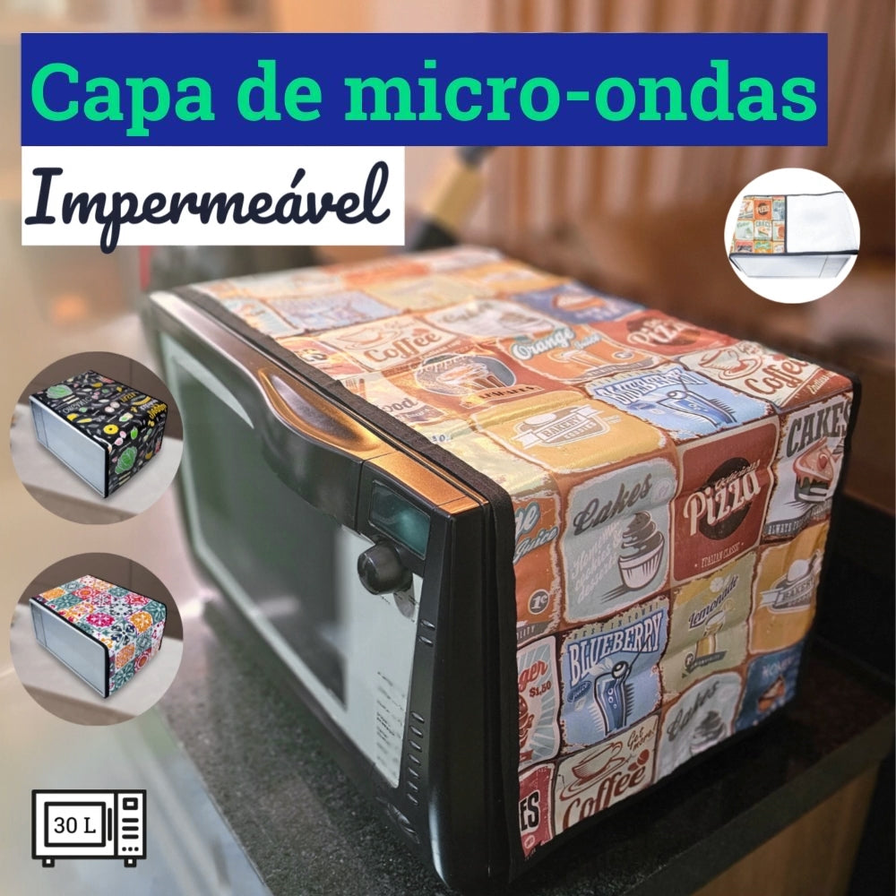 Capa Protetora para Micro-ondas Impermeável