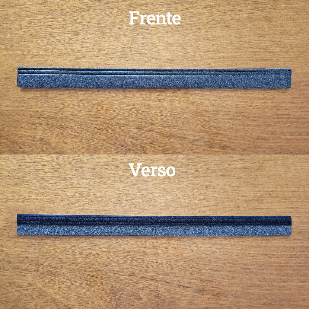 Kit com 2 unidades Protetor contra insetos veda porta rodinho adesivo 80 cm