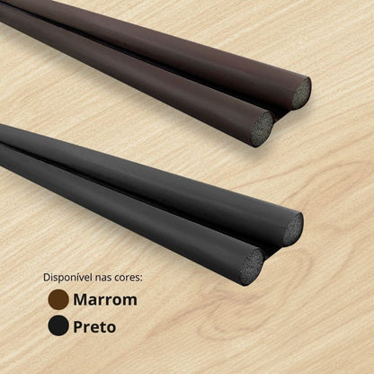 Kit 2 Unidades Veda Porta Protetor Rolinho Impermeável Ajustável 90 cm