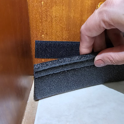 Protetor contra insetos veda porta rodinho adesivo 80 cm