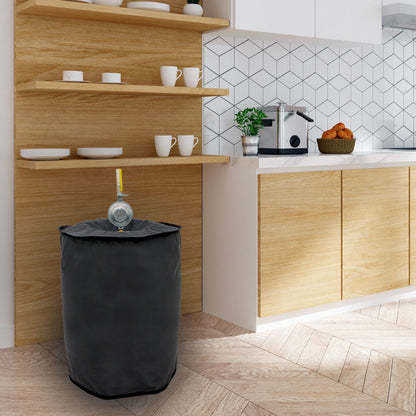 Capa Protetora para Botijão Bujão de Gás Impermeável Preta