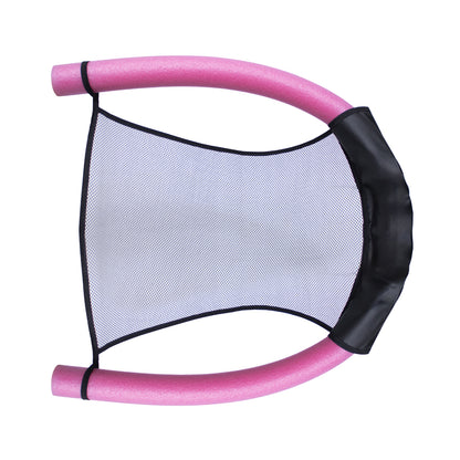 Cadeira Flutuante + espaguete para Piscina - Assento de Tela de Nylon Resistente e Confortável para Adultos e Crianças