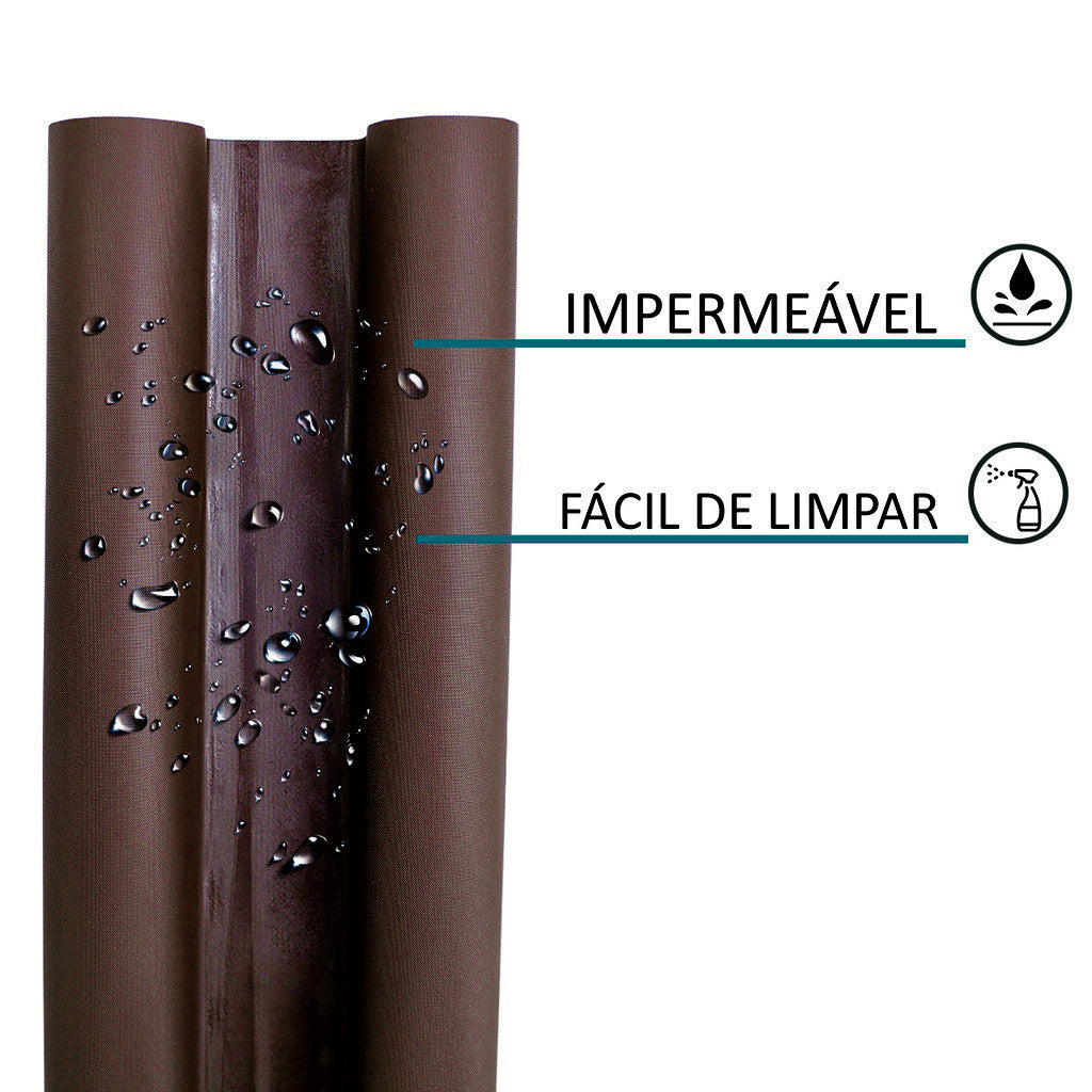 Kit 5 unidades Veda Porta Protetor Impermeável 80cm - MARROM