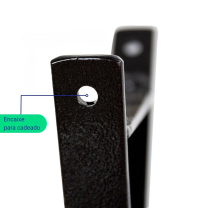 Suporte Para Botijão de Gás Parede Com Trava AntiFurto Roubo C/ Buchas e Parafusos