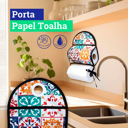 Porta Papel toalha Suporte Parede Para Cozinha Impermeável