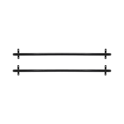 Arara de Parede para Closet ou Loja Kit 2un - 1m em Aço Carbono Reforçado