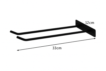 Suporte duplo de Vassoura | Rodinho de parede de ferro