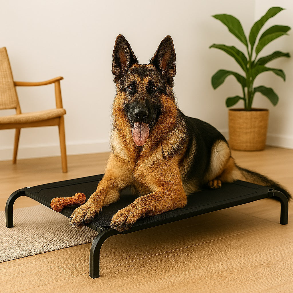 Cama Pet Suspensa 90x60cm Ferro Nylon de Alta Resistencia