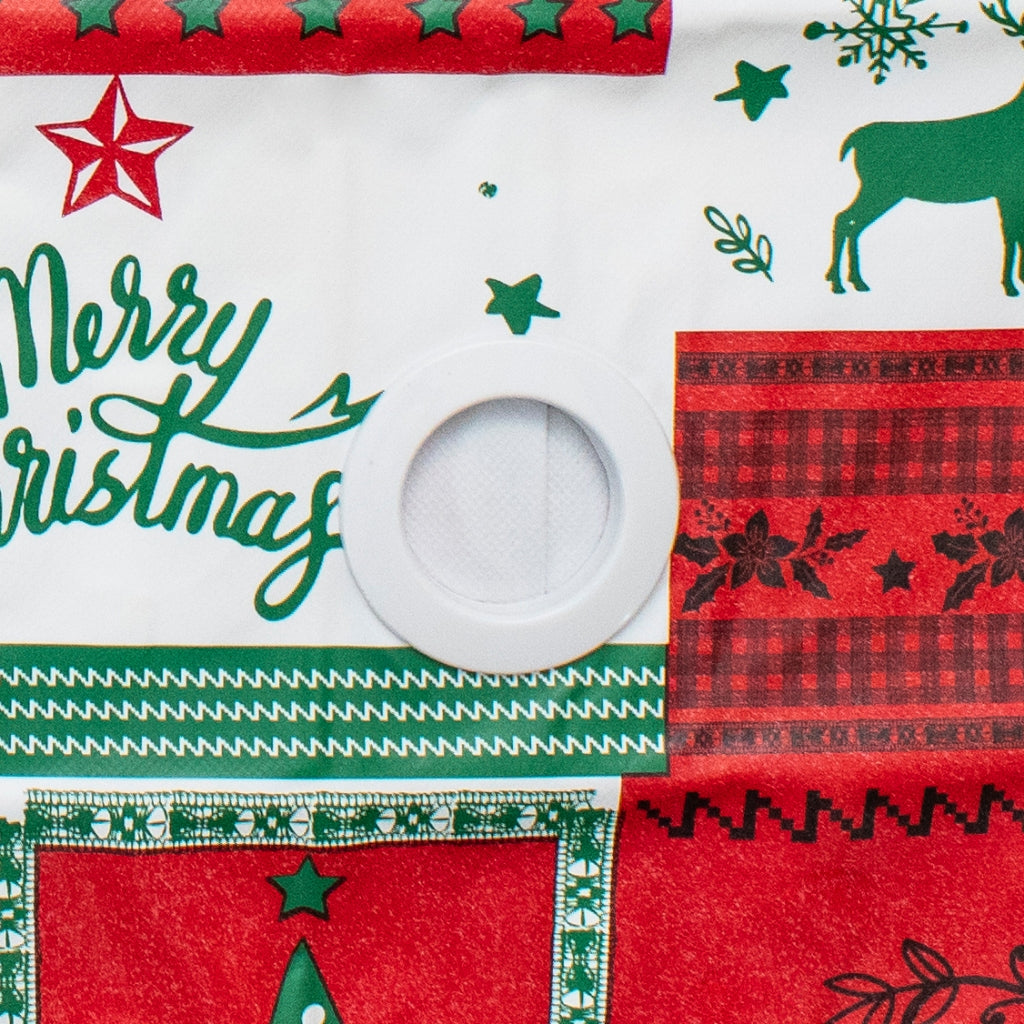 Puxa Saco Porta Sacolas Estampado Impermeável Natal