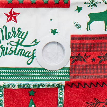 Puxa Saco Porta Sacolas Estampado Impermeável Natal