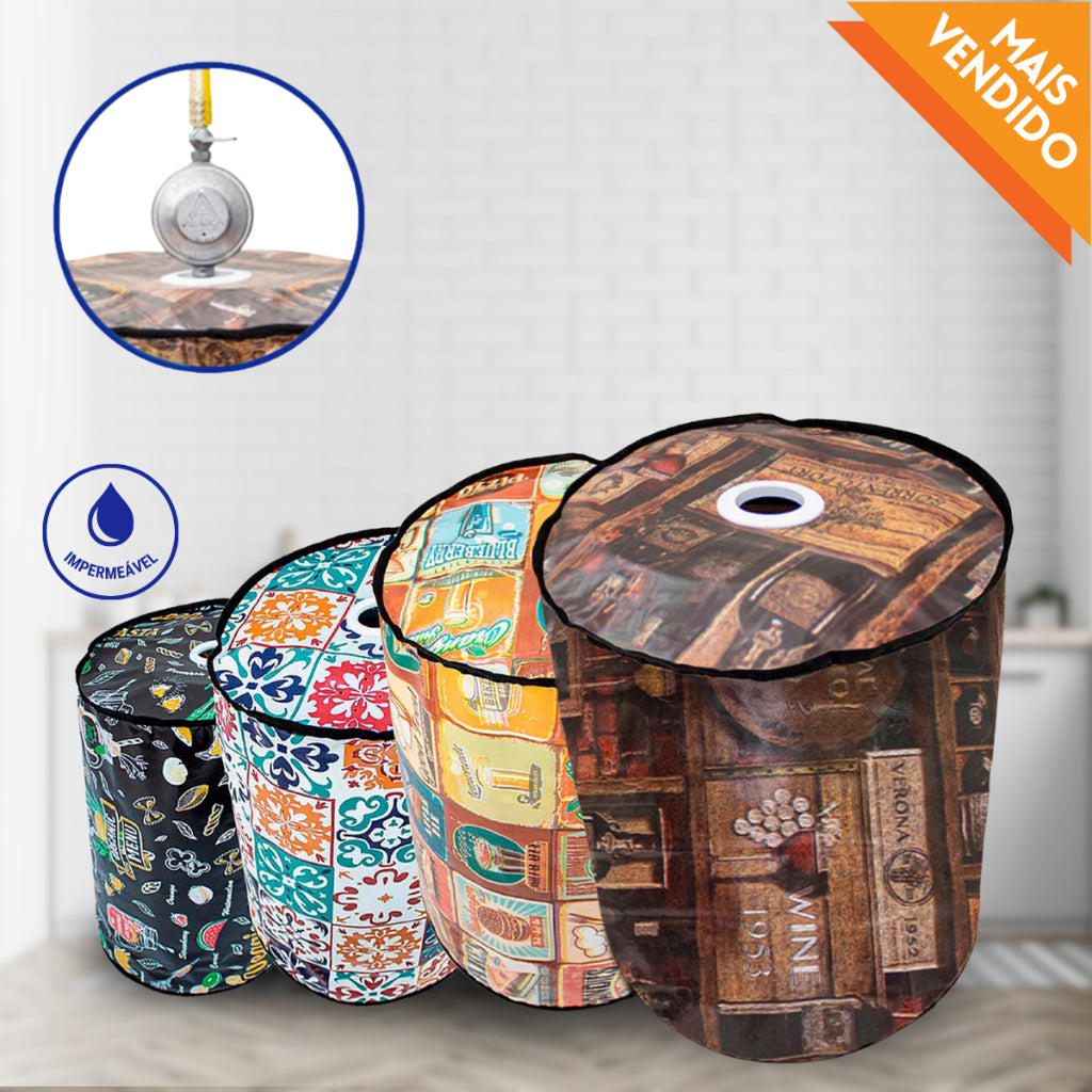 Capa Protetora para Botijão Bujão De Gás Impermeável