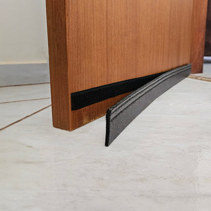 Kit com 3 unidades Protetor contra insetos veda porta rodinho adesivo 80 cm