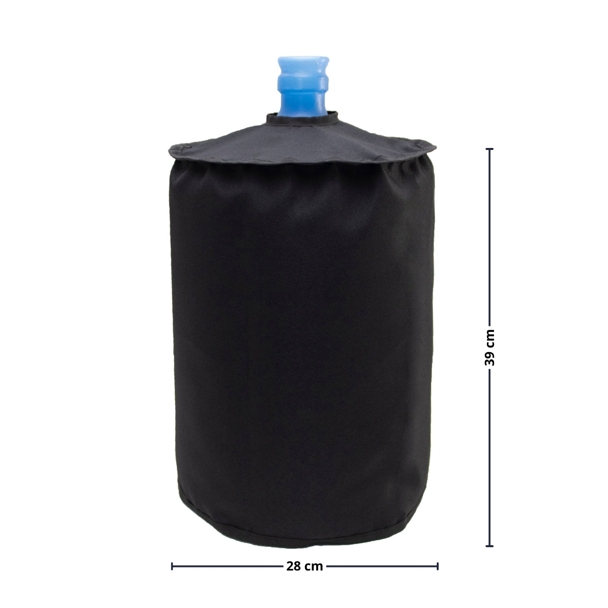 Capa Para Galão de Água 20 Litros Invertida Oxford Preto