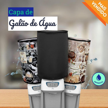 Capa para Galão de Água 20 L Impermeável Várias Estampas