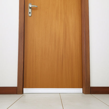 Protetor contra insetos veda porta rodinho adesivo 80 cm - Branco