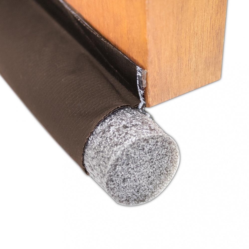 Veda Porta Adesivo Impermeável Ajustável 80 cm - Marrom