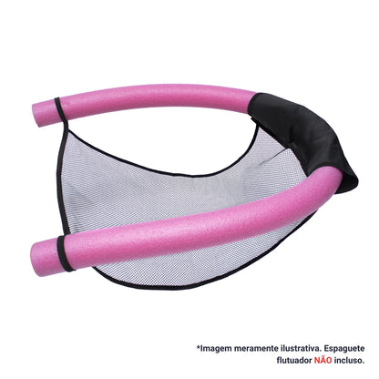 Cadeira Flutuante para Piscina | Assento de Tela de Nylon Resistente e Confortável para Adultos e Crianças